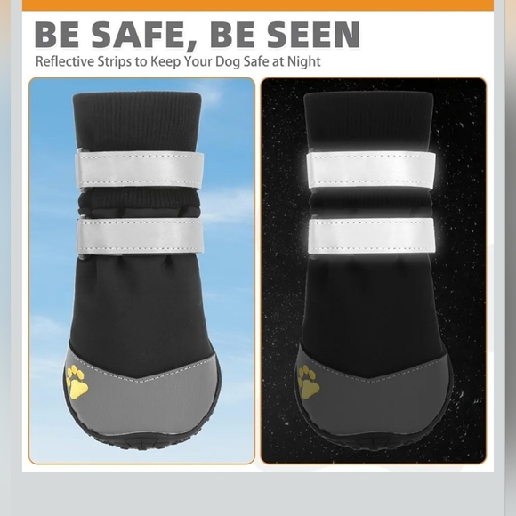 ⭐2/$25⭐New Shoes for Large Dogs, Waterproof Anti-Slip Boots & Paw Protectors - Picture 4 of 6